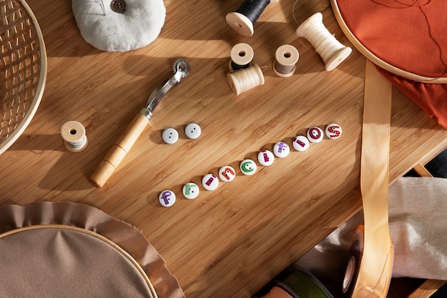 Przykładowy zestaw do haftu